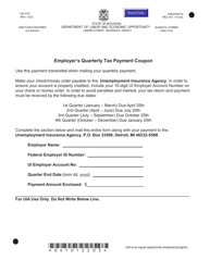 Document preview: Form UIA4101 Employer's Quarterly Tax Payment Coupon - Michigan