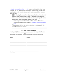 Form CC3:27 Motion (Generic) - Nebraska, Page 2
