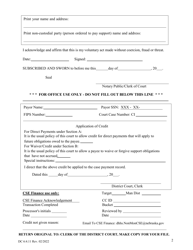 Form DC6:4.11 Payee Affidavit for Non-monetary Receipt - Nebraska, Page 2