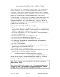 Form CC2:1 Waiver and Plea of Guilty - Nebraska
