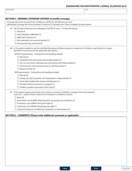 Form HLTH5814 Special Authority Request - Edaravone for Amyotrophic Lateral Sclerosis (Als) - British Columbia, Canada, Page 2