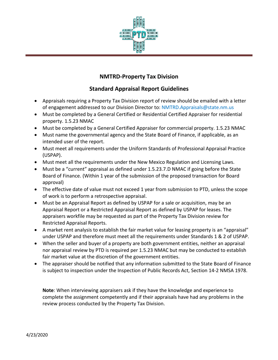 Checklist for Submission on Lease of Real Property - New Mexico, Page 3