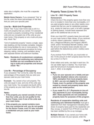 Instructions for Form PTR-2 Senior Freeze (Property Tax Reimbursement) Application - New Jersey, Page 10