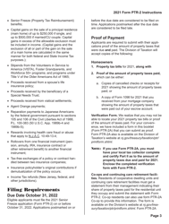 Instructions for Form PTR-2 Senior Freeze (Property Tax Reimbursement) Application - New Jersey, Page 4