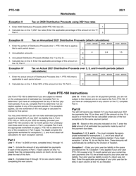 Form PTE-160 Underpayment of Estimated Pass-Through Business Alternative Income Tax - New Jersey, Page 2