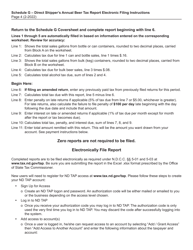 Instructions for Schedule G Direct Shipper&#039;s Annual Beer Tax Report - North Dakota, Page 4