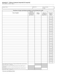 Form 44CT (SFN23500) Cigarette and Tobacco Monthly Tax Return - North Dakota, Page 4