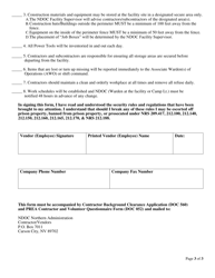Form DOC047 Security Regulations Acknowledgement - Nevada, Page 3