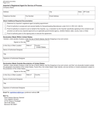 Form SFN62016 Importer Acceptance of Joint and Several Liability - North Dakota, Page 2