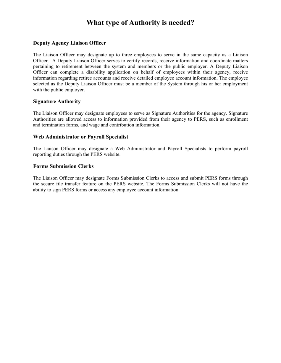 Change of Authority Designation - Nevada, Page 2