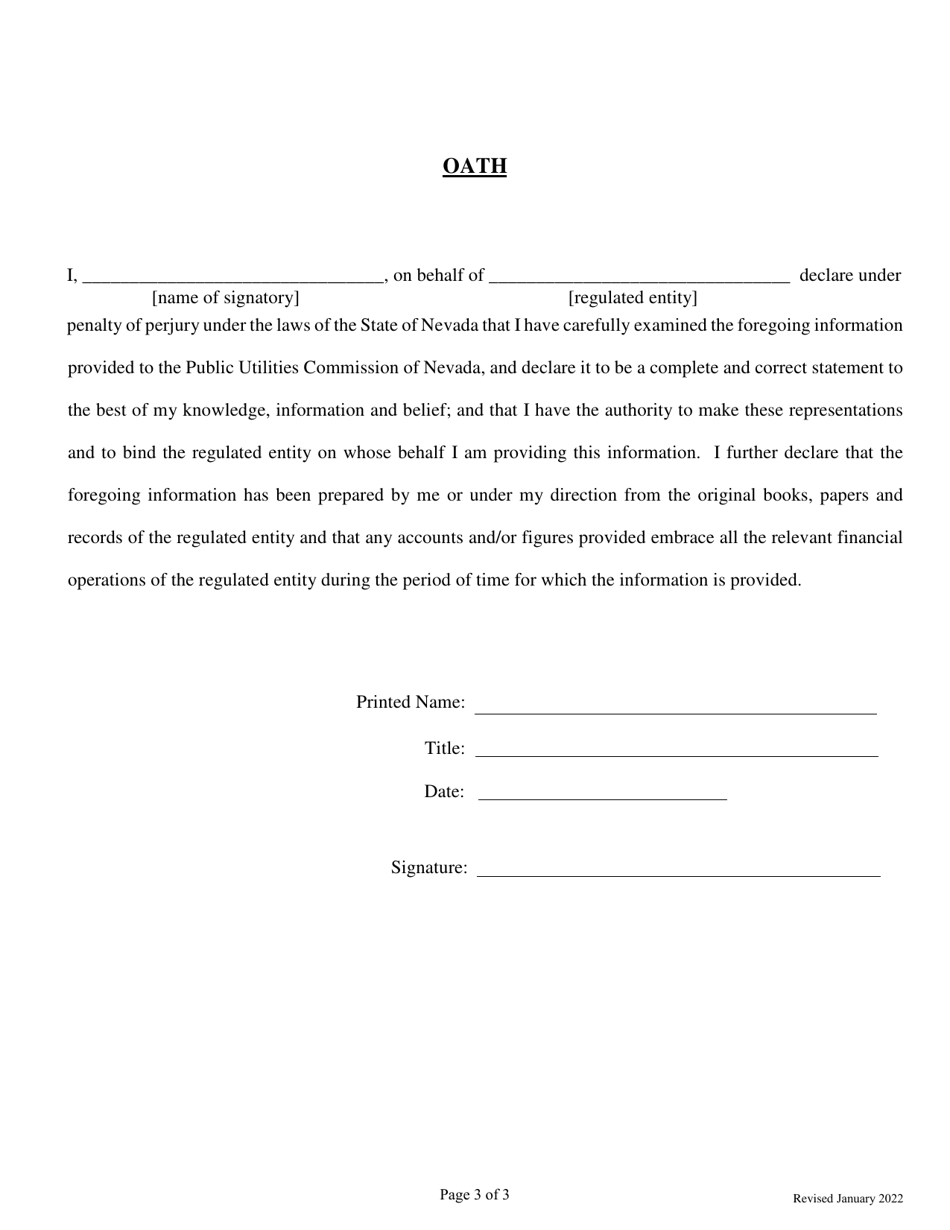 Commercial Mobile Radio Service (Cmrs) Annual Report With Eligible Telecommunications Carrier Designation - Nevada, Page 4