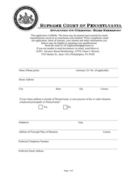 Application for Committee/Board Membership - Pennsylvania, Page 2