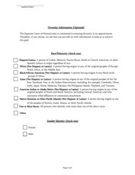 Application for Committee/Board Membership - Pennsylvania, Page 6