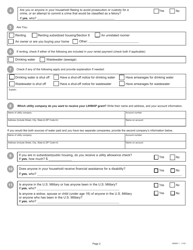 Form HSWA1 Application for the Low Income Household Water Assistance Program (Lihwap) - Pennsylvania, Page 2
