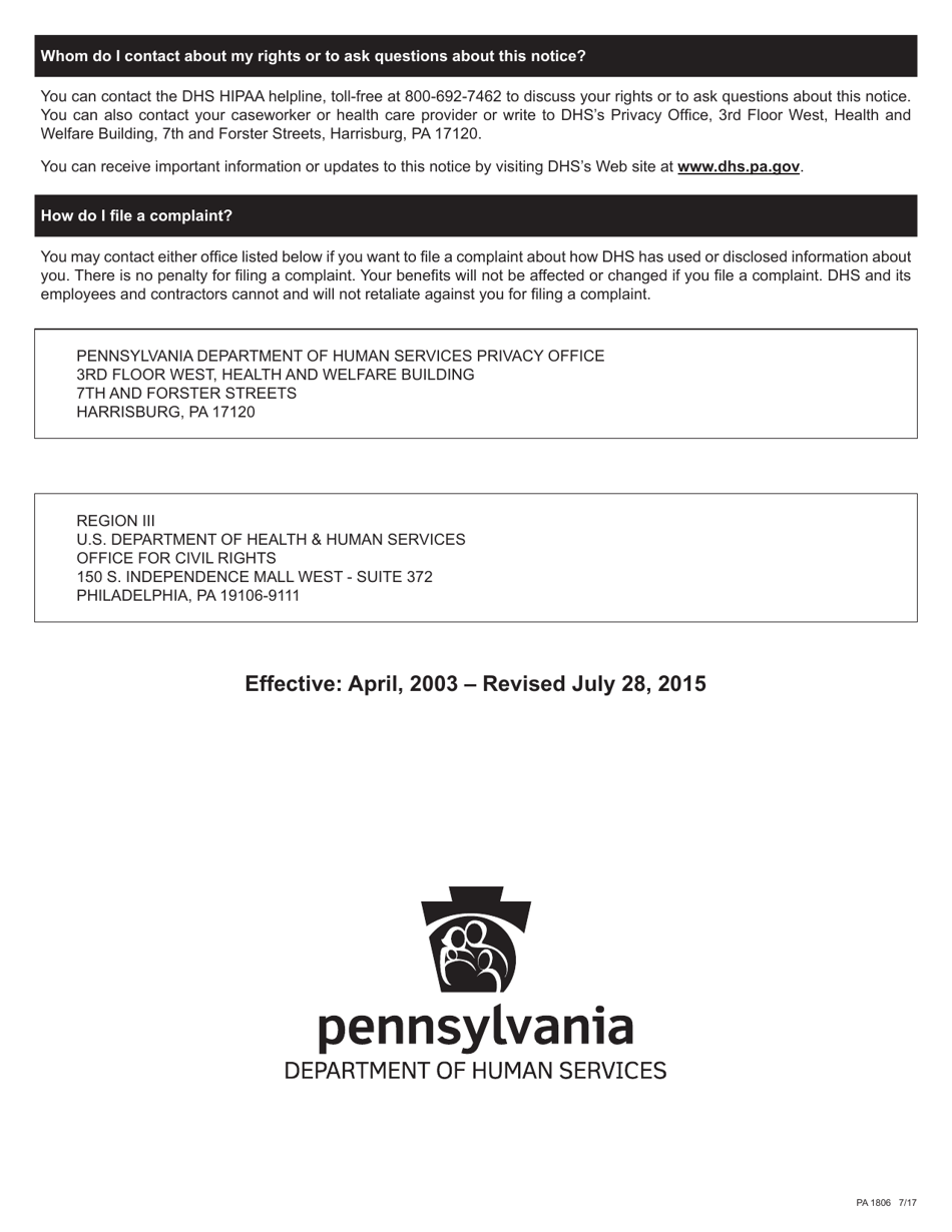 Form HSWA1 Application for the Low Income Household Water Assistance Program (Lihwap) - Pennsylvania, Page 8