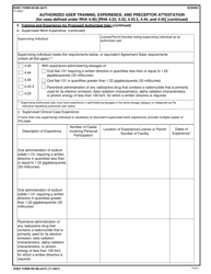 DHEC Form 0814B (AUT) Authorized User Training, Experience, and Preceptor Attestation (For Uses Defined Under Rha 4.40) - South Carolina, Page 3