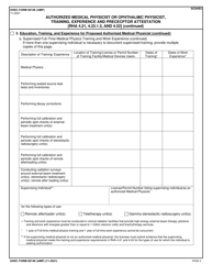 DHEC Form 0814E (AMP) Authorized Medical Physicist or Ophthalmic Physicist, Training, Experience and Prececptor Attestation - South Carolina, Page 2