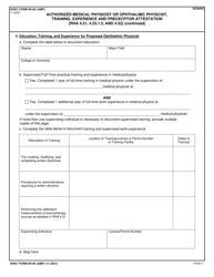 DHEC Form 0814E (AMP) Authorized Medical Physicist or Ophthalmic Physicist, Training, Experience and Prececptor Attestation - South Carolina, Page 4