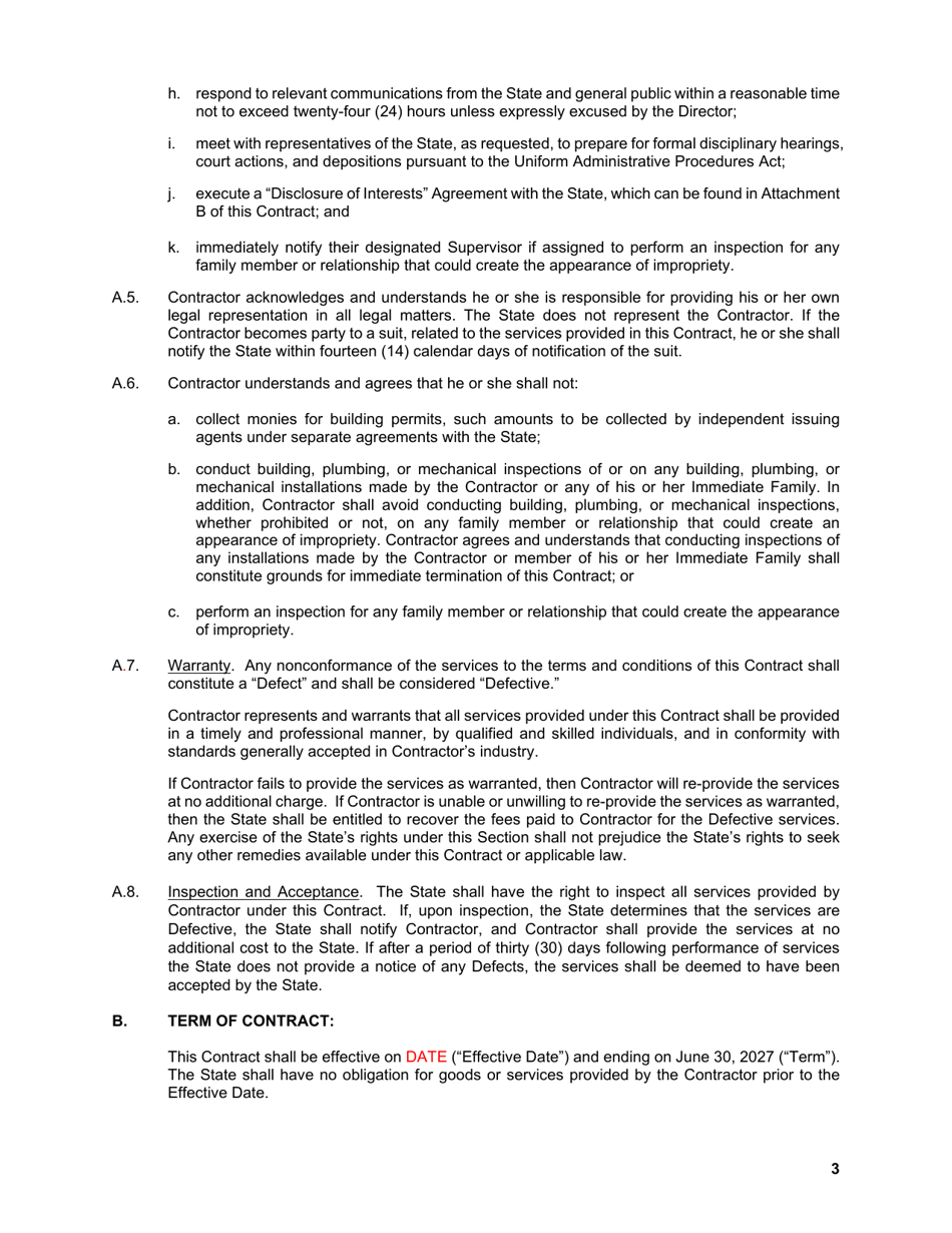 Solicitation for Deputy Building Inspector - Tennessee, Page 12