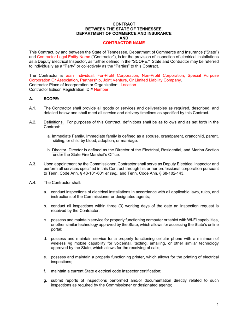 Solicitation for Deputy Electrical Inspector - Tennessee, Page 10