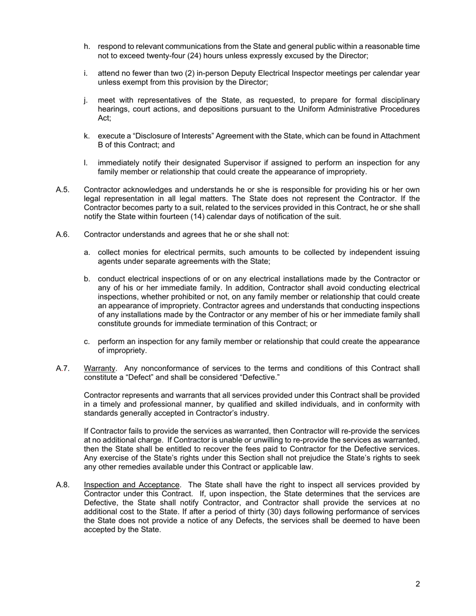 Solicitation for Deputy Electrical Inspector - Tennessee, Page 11