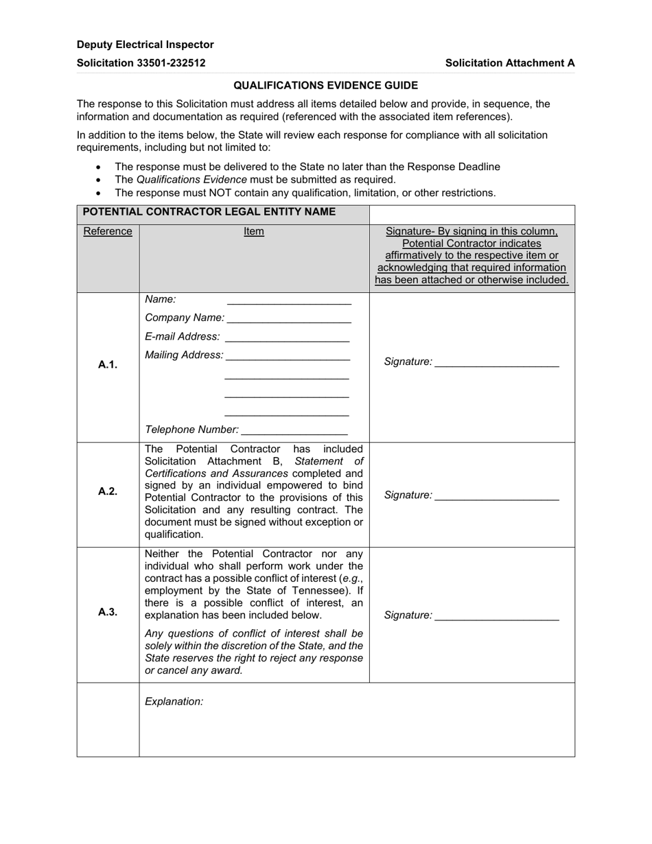 Solicitation for Deputy Electrical Inspector - Tennessee, Page 4