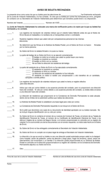 Form 8-15 Notice of Rejected Ballot - Texas (English/Spanish), Page 2