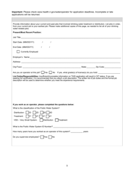 Application for Operator Certification Exam - Rhode Island, Page 3