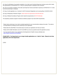 Application for Lead Contractor - Rhode Island, Page 3