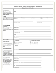 Application for Lead Contractor - Rhode Island, Page 4