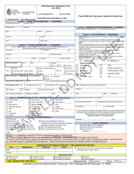 Document preview: Form F40-B Microbiology Specimen Submission Form - Sample - Texas