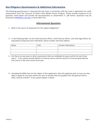 Application for Credit Enhancement - Ohio, Page 3