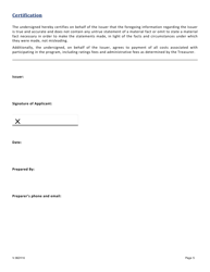 Application for Credit Enhancement - Ohio, Page 6
