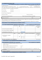 Form SRG1105H Helicopter - Application for Part-Fcl Private Pilot Licence and Light Aircraft Pilot Licence - United Kingdom, Page 5