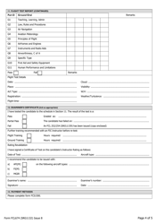 Instructor Form 1 (FCL674; SRG1132) National Fixed Wing Application - United Kingdom, Page 4
