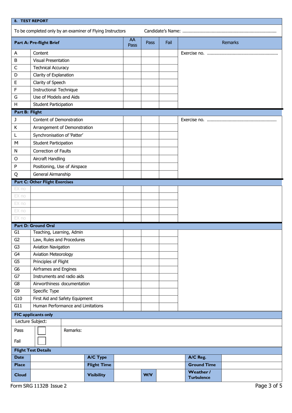Instructor Form 1 (SRG1132B) Slmg Application - United Kingdom, Page 3