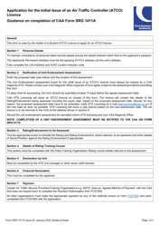 Form SRG1411A Application for the Initial Issue of an Air Traffic Controller (Atco) Licence (Regulation UK (Eu) 2015/340) - United Kingdom, Page 4