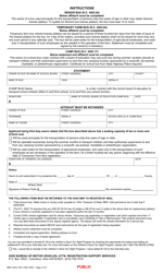 Form BMV4816 Application for Seniors, Temporary Farm and Camp Bus License Plates - Ohio, Page 2