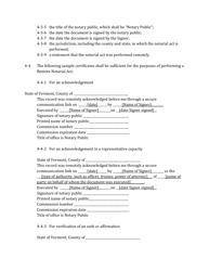 Emergency Administrative Rules for Notaries Public and Remote Notarization - Vermont, Page 4