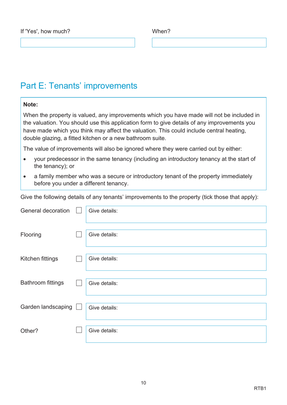 Form RTB1 Notice Claiming the Right to Buy - United Kingdom, Page 11