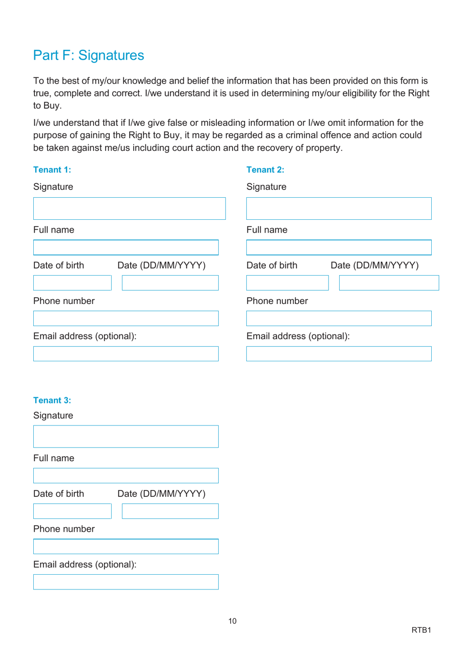 Form RTB1 Notice Claiming the Right to Buy - United Kingdom, Page 12