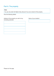 Form RTB1 Notice Claiming the Right to Buy - United Kingdom, Page 3
