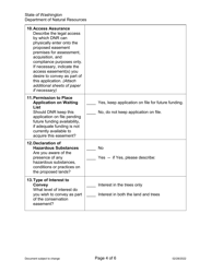Application Form for Qualifying Channel Migration Zone Lands - Rivers and Habitat Open Space Program - Washington, Page 4