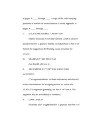 RAP Form 9 Petition for Review - Washington, Page 2