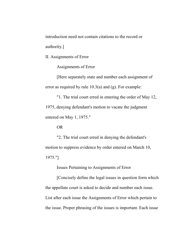 RAP Form 6 Brief of Appellant - Washington, Page 4