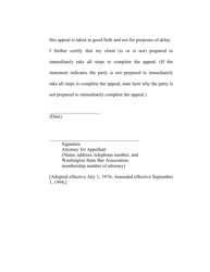 RAP Form 21 Civil Appeal Statement - Washington, Page 5
