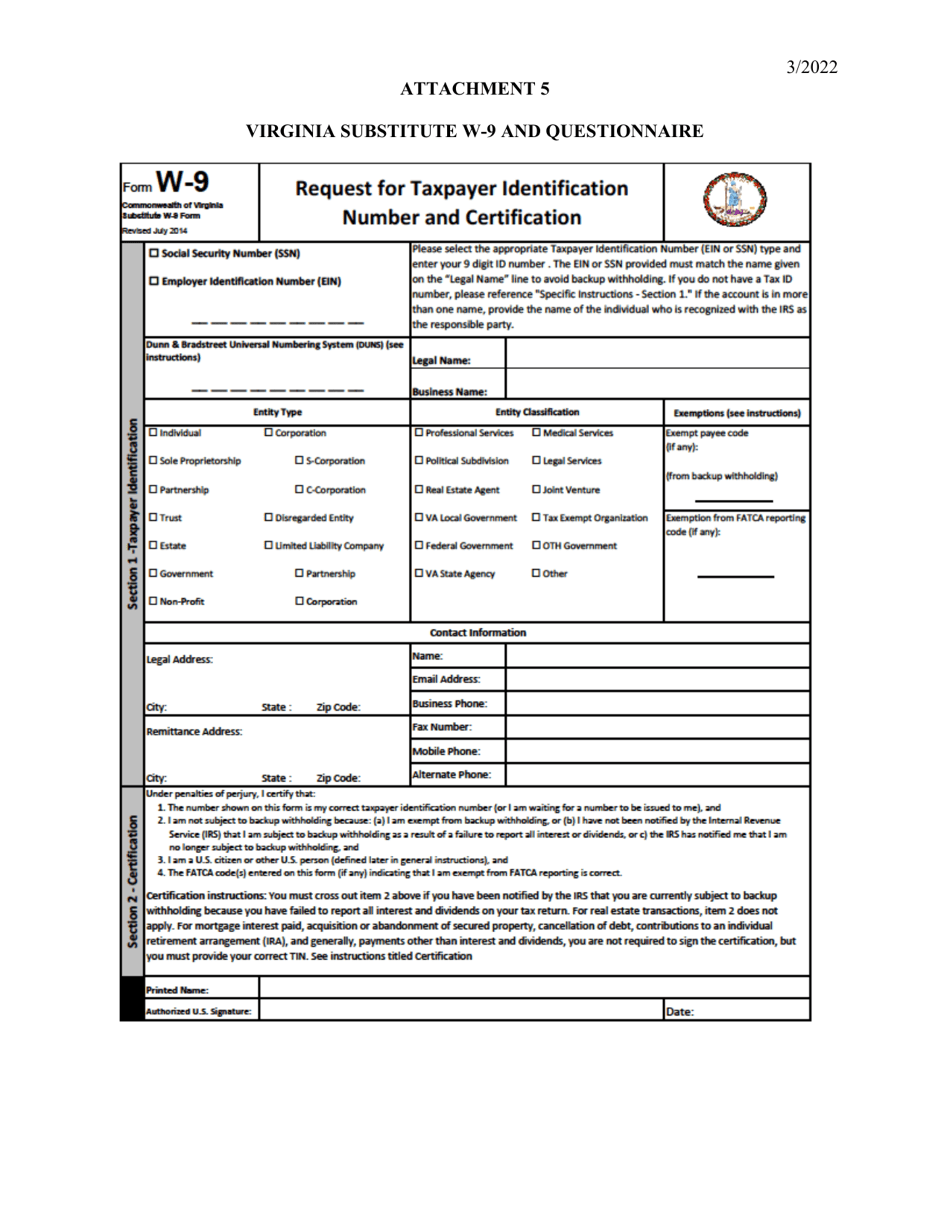 Industrial Access Railroad Tracks Program Application - Virginia, Page 8