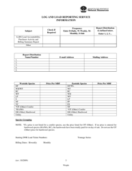Designation of State Registered Forest Products Brands Weight Scale - Washington, Page 3