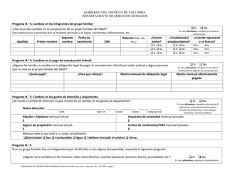 Formulario De Certificacion Intermedia - Washington, D.C. (Spanish), Page 3