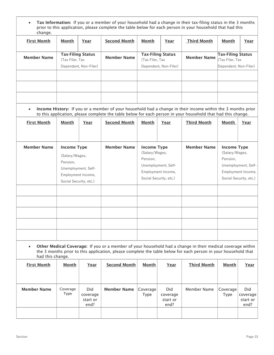 Conversion Change Report Form - Washington, D.C., Page 33